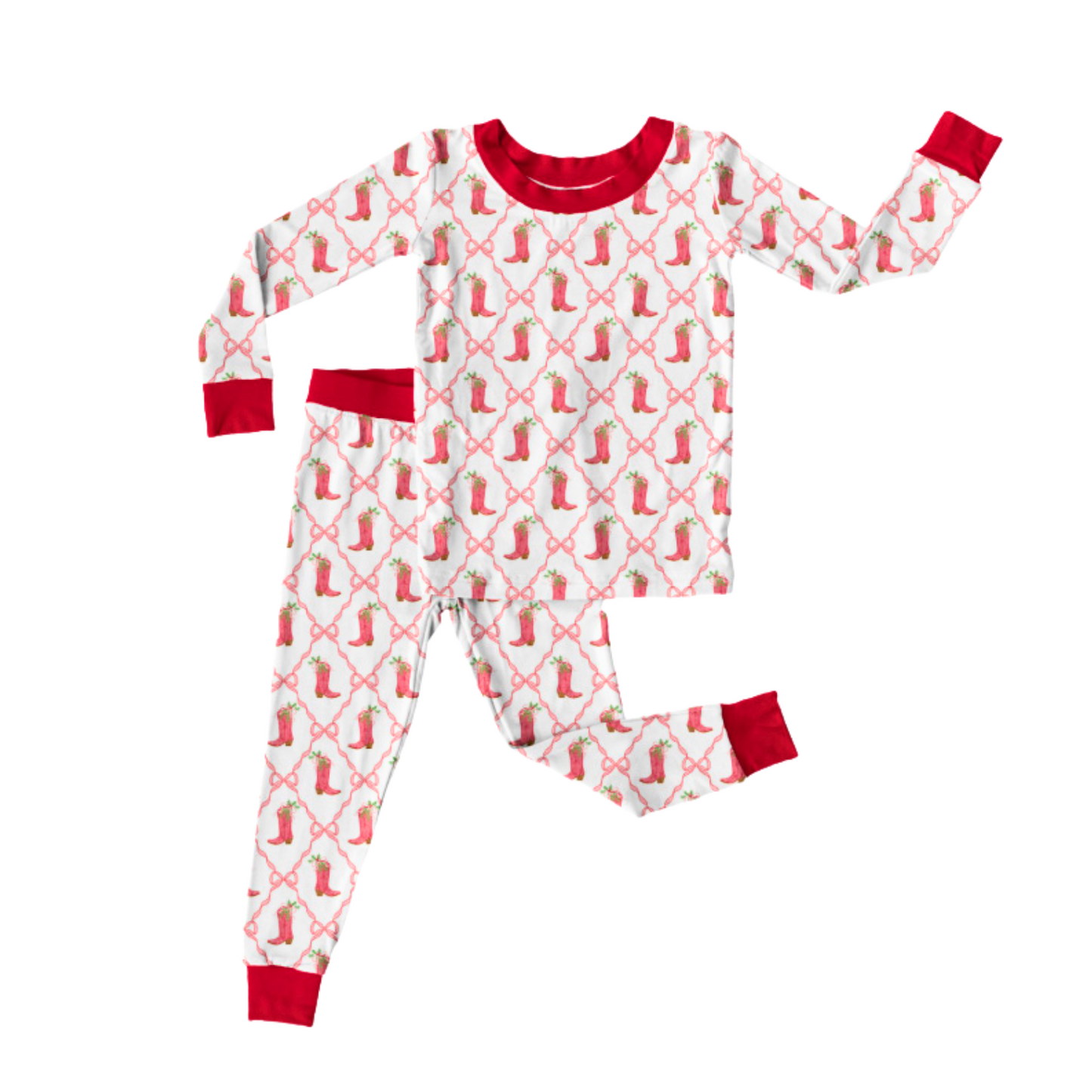 Boots & Bows Pajama Set