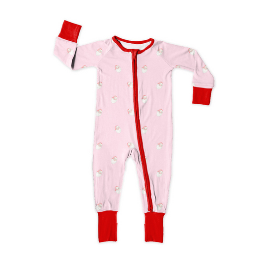 Vintage Santas Pink Zippy