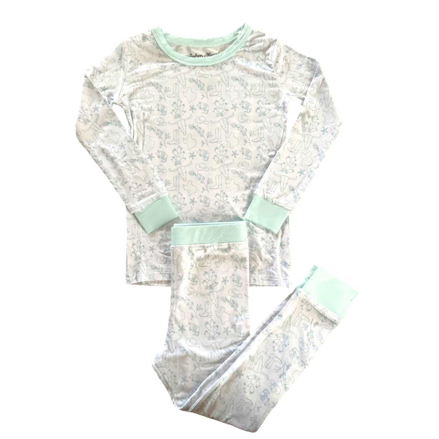 Lone Star Teal Pajama Set
