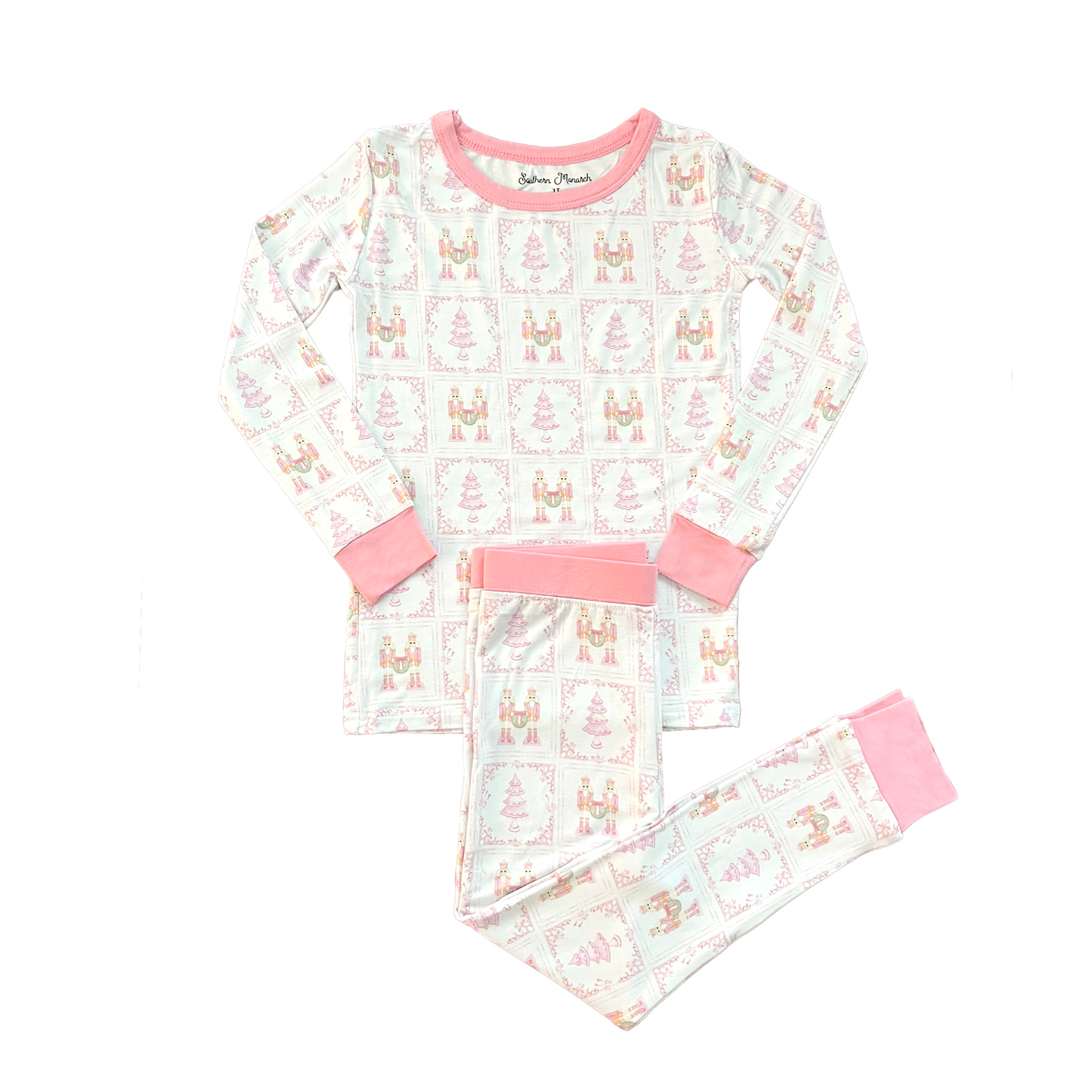 Nutcrackers & Christmas Trees Pajama Set (Pre-Order)