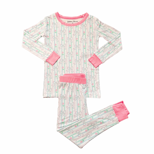 Pretty & Pastels Pajama Set (Ready to Ship)