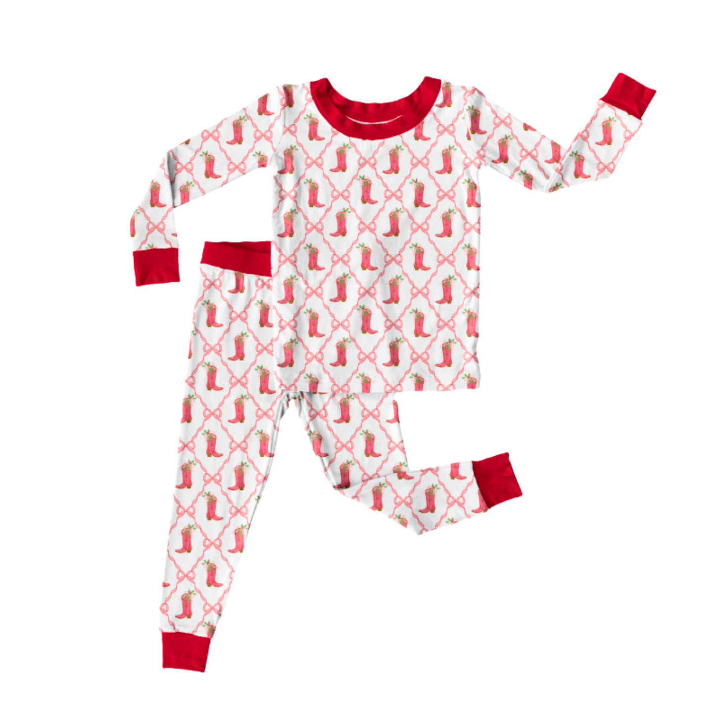 Boots & Bows Pajama Set (Pre-Order)