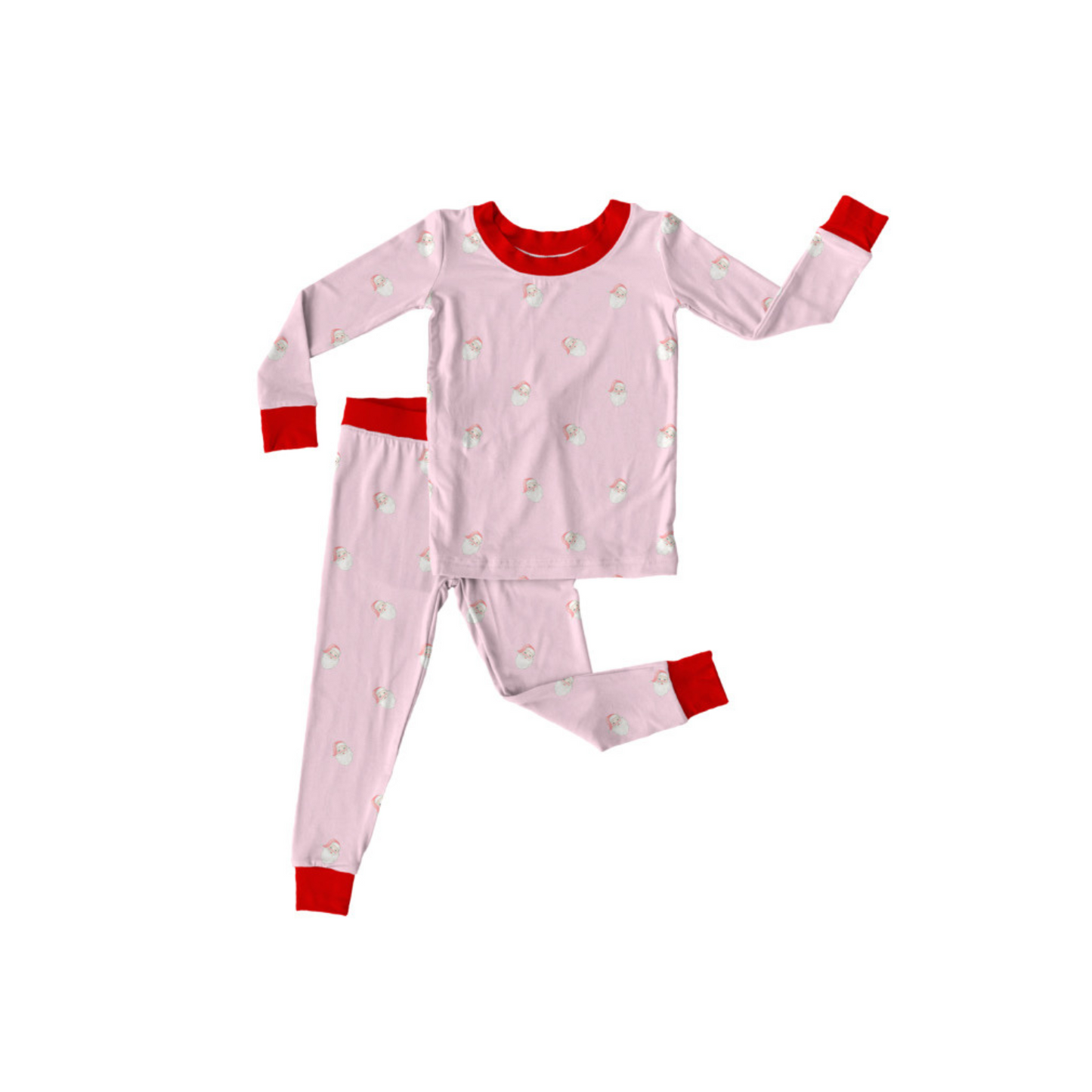 Vintage Santas Pink Pajama Set (Pre-Order)