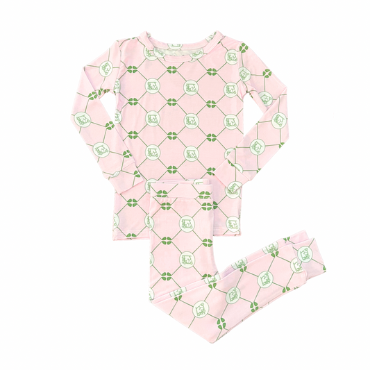 Hole In One Pink Pajama Set (Ready to Ship)