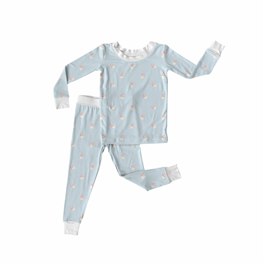 Vintage Santas Blue Pajama Set (Pre-Order)