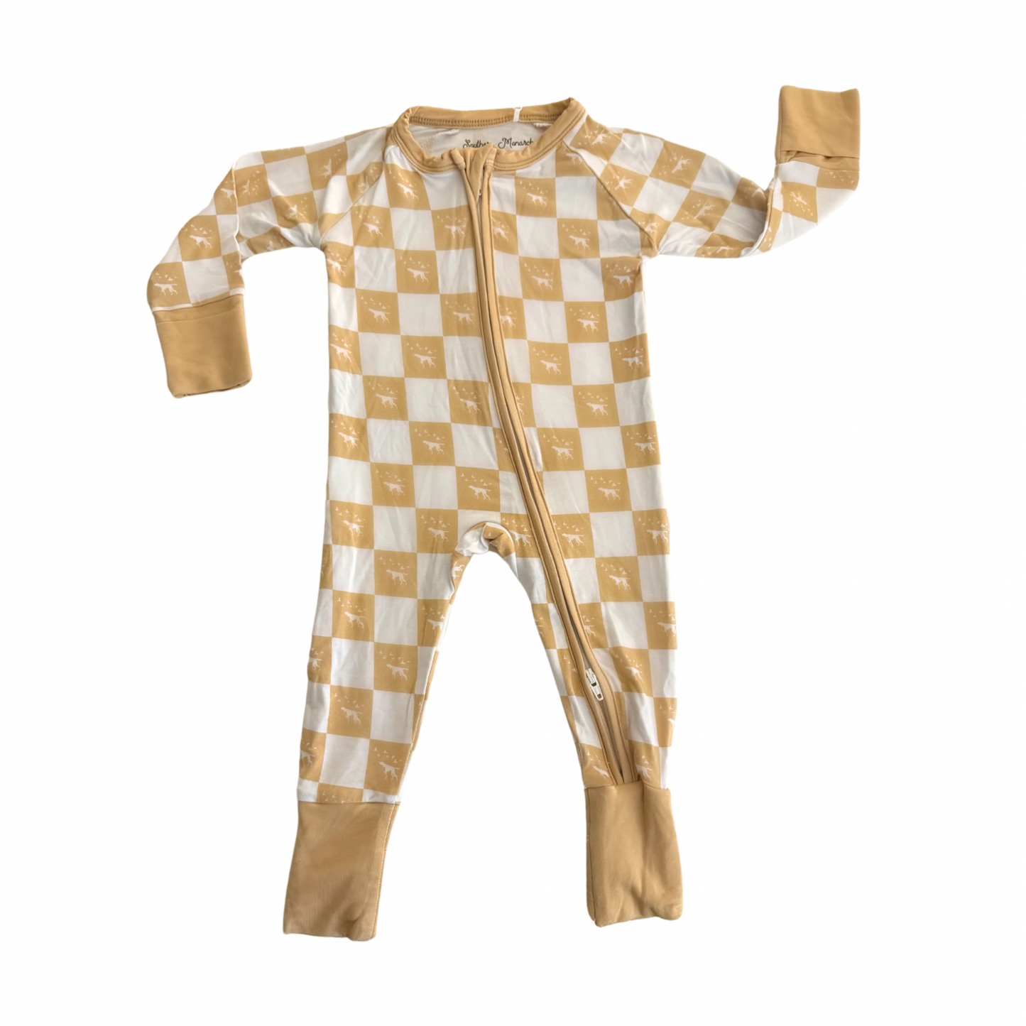 Checkered Bird Dogs Tan Zippy (RTS)