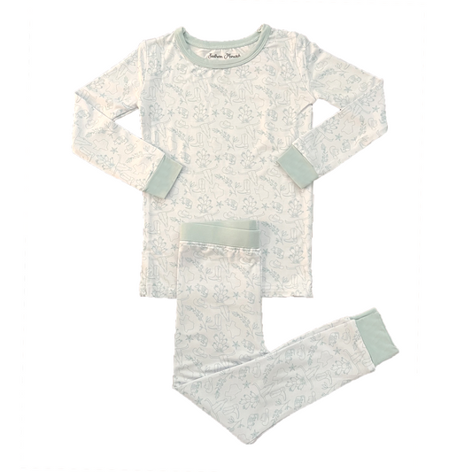 Lone Star Blue Pajama Set (Pre-Order)