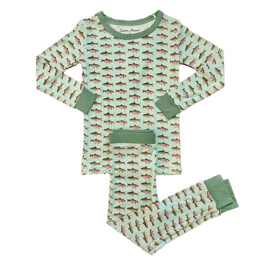 Rainbow Trout Pajama Set (Pre-Order)