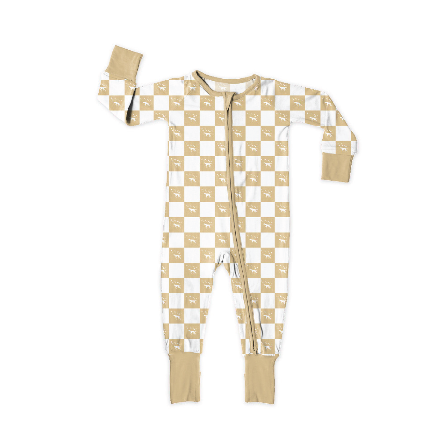 Checkered Bird Dogs Tan Zippy (RTS)