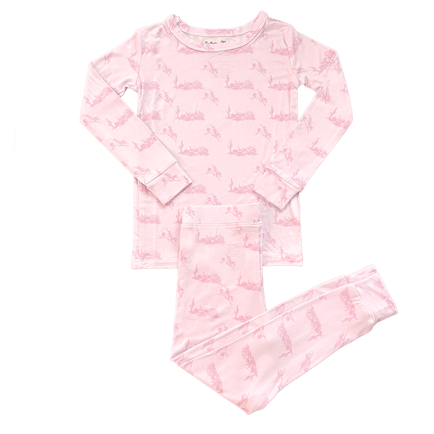 Western Cowgirl Pajama Set (Ready to Ship)